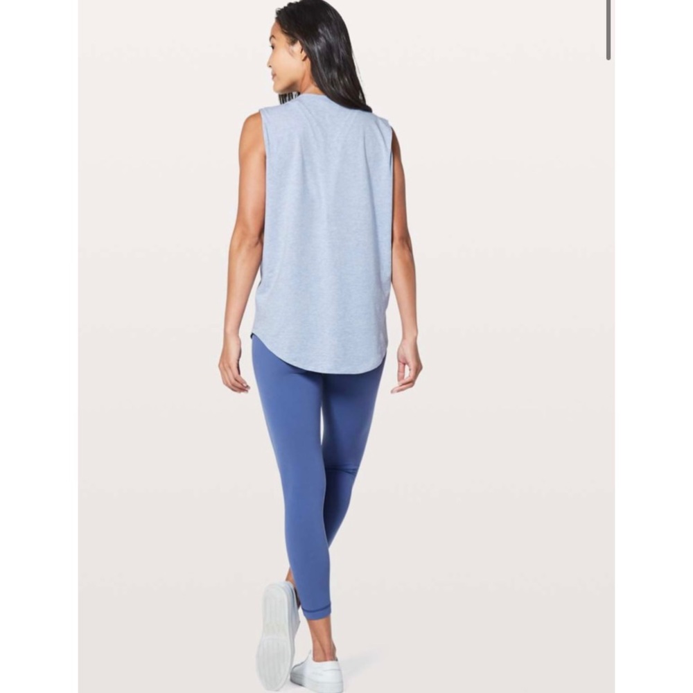 Lululemon Brunswick Muscle Tank Heathered Berry - Picture 3 of 8